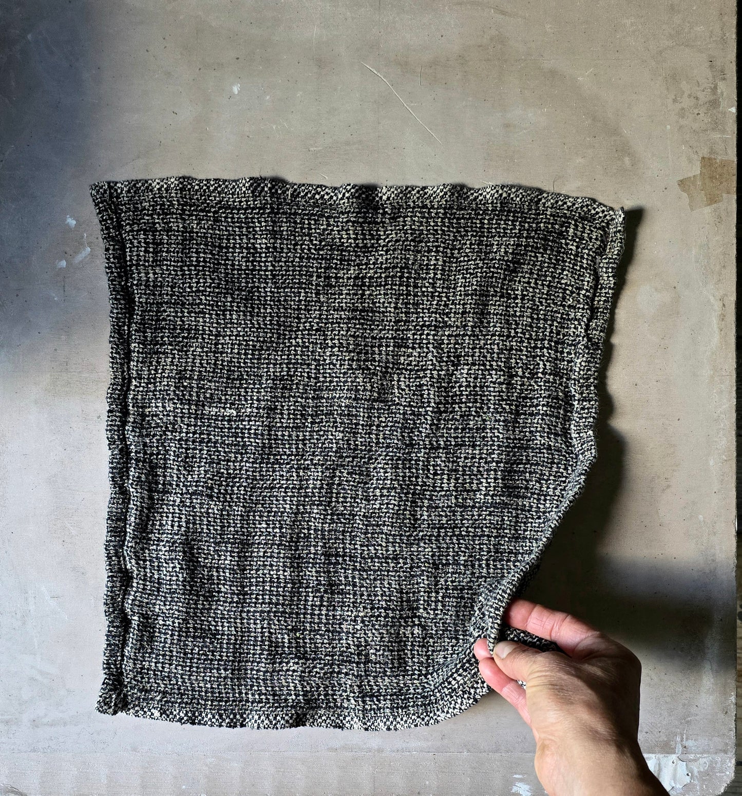 natural & black Linen wash cloth, Beautiful Quality