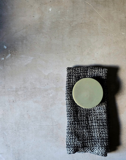 natural & black Linen wash cloth, Beautiful Quality