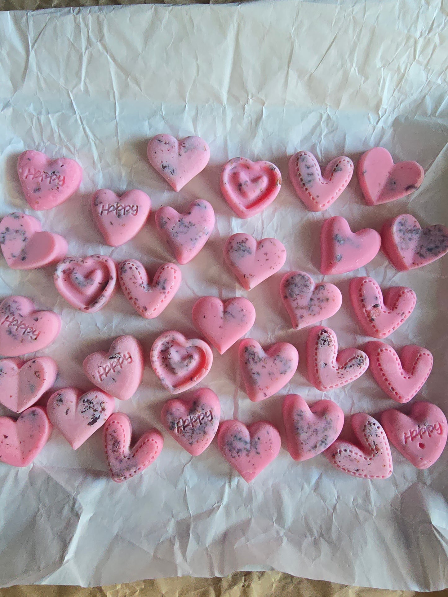 Soy Wax Melts Equilibrium- Heart Soy Wax Melts with Rose Geranium Essential Oil
