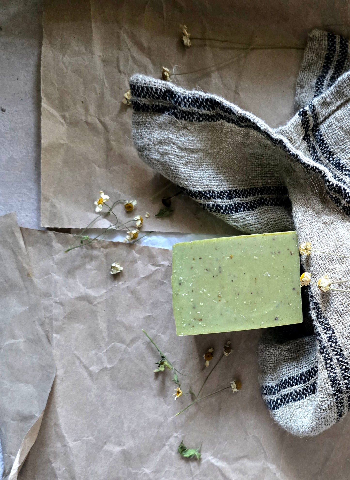 Revitalizing Mint Handcrafted Soap | Natural Spearmint, Dark Patchouli & Australian Lime | Palm Oil Free