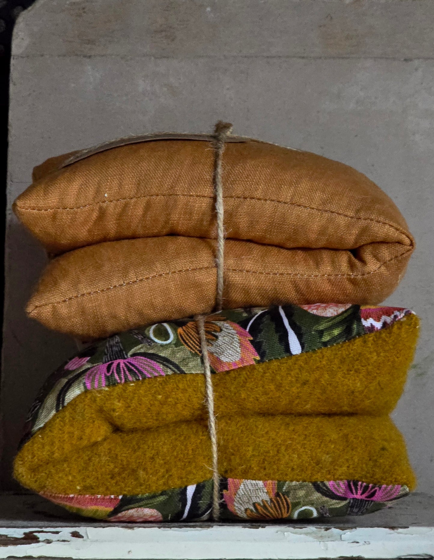 Tasmanian Handmade Heat - Cold Packs filled with Lupin Seeds & Tasmanian Lavendar Buds