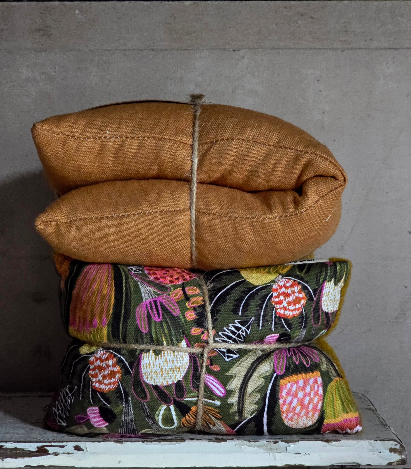 Tasmanian Handmade Heat - Cold Packs filled with Lupin Seeds & Tasmanian Lavendar Buds