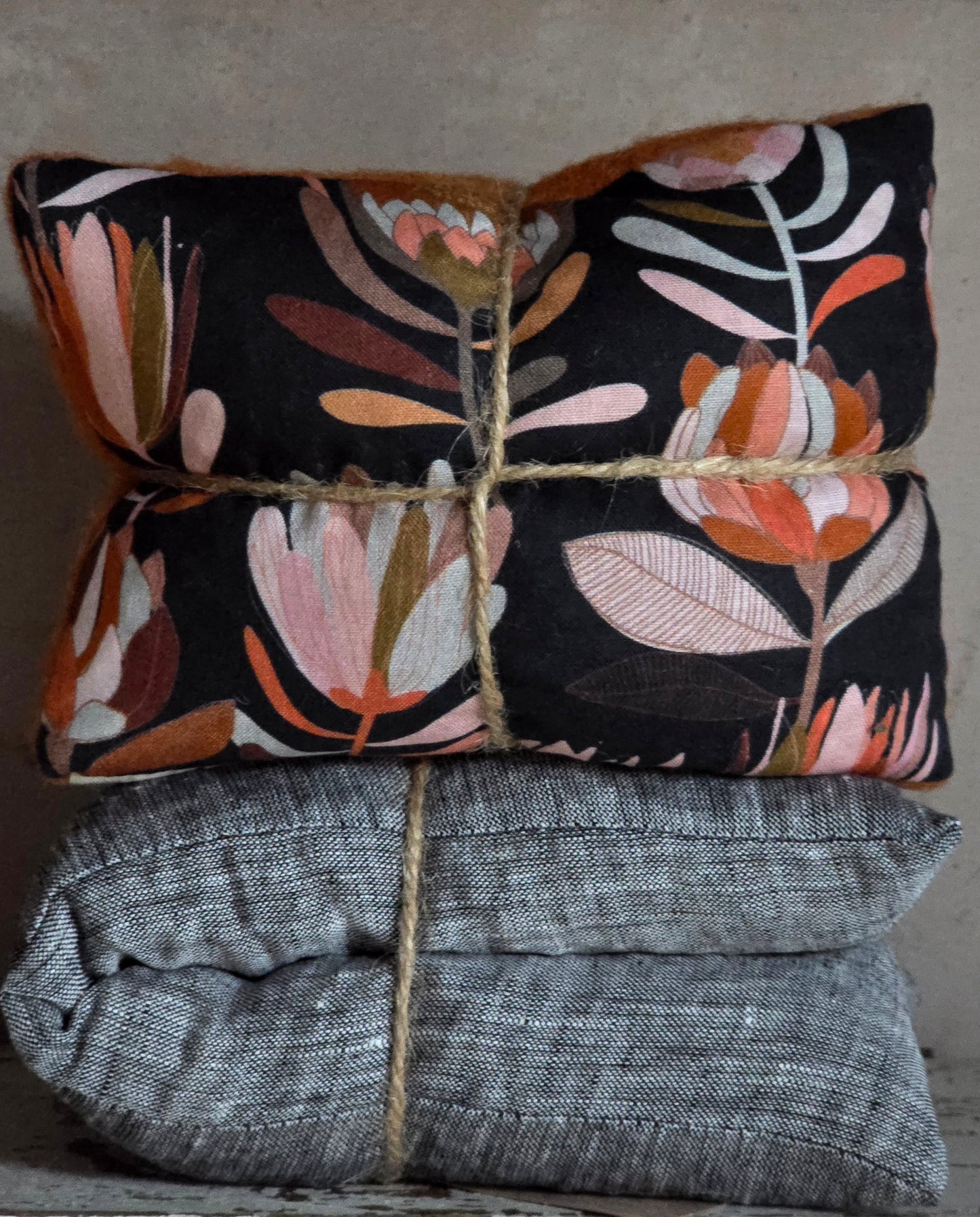 Tasmanian Handmade Heat - Cold Packs filled with Lupin Seeds & Tasmanian Lavendar Buds