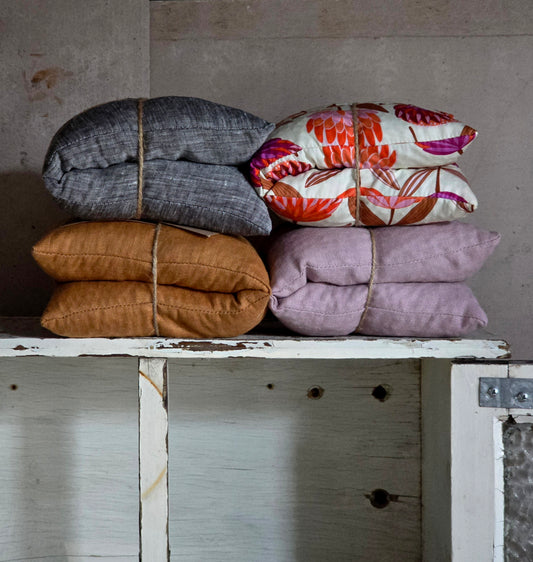 Tasmanian Handmade Heat - Cold Packs filled with Lupin Seeds & Tasmanian Lavendar Buds