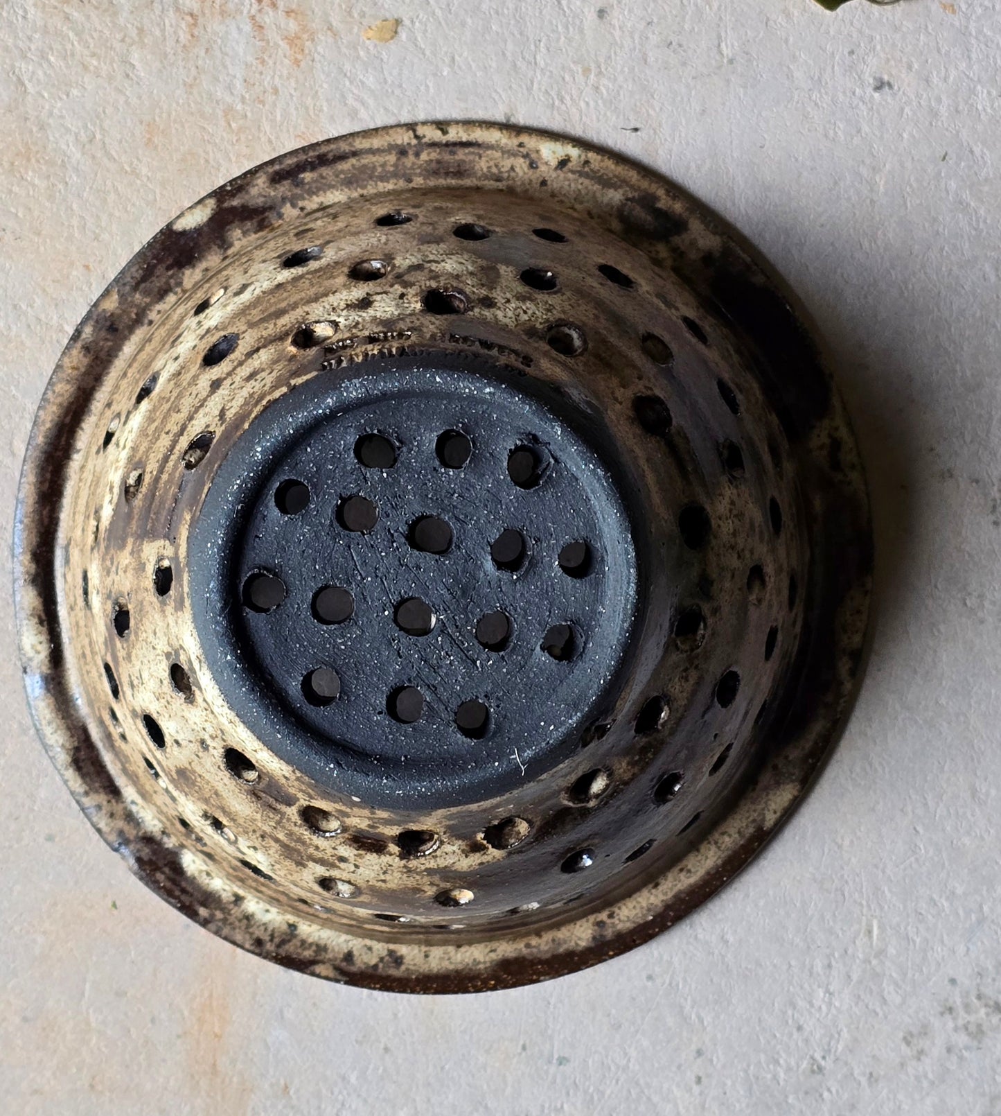 Product Title: Rustic Ceramic Strainers – Small Berry & Olive Colanders - Tea Leaves Strainer
