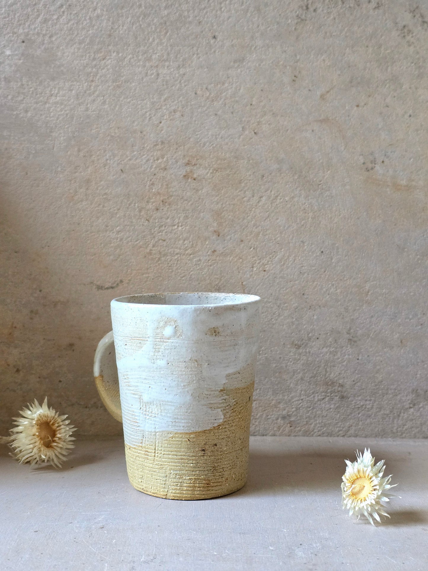 Handmade Rustic Pottery Cup – Raspberry Biscuit or Venetian Glaze | Unique Textured Ceramic Mug | Artisan Gift