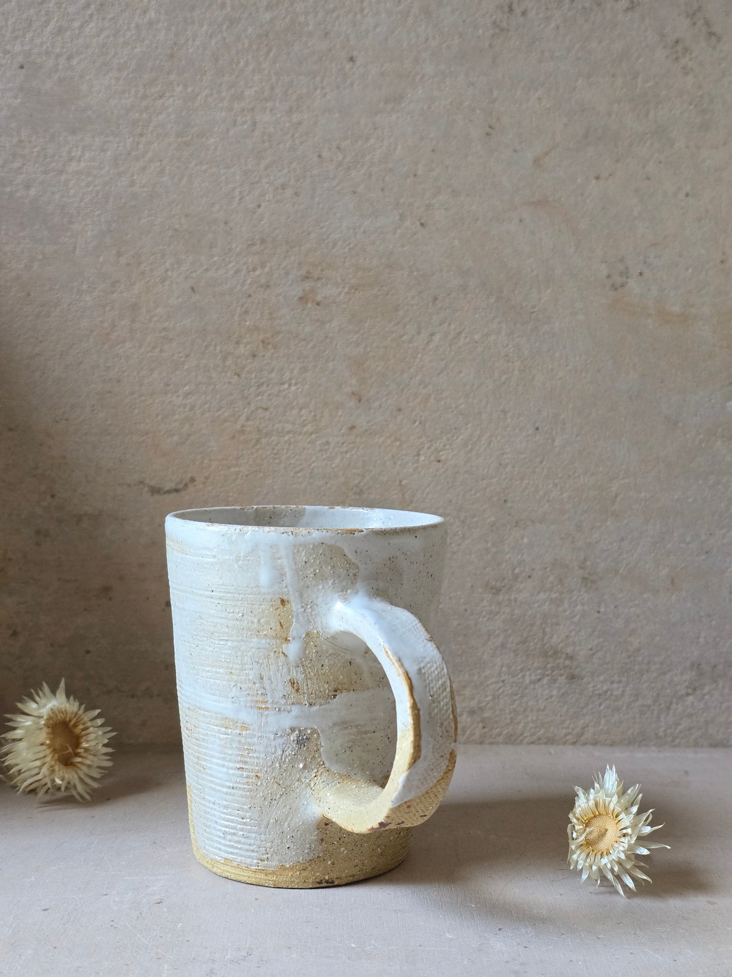 Handmade Rustic Pottery Cup – Raspberry Biscuit or Venetian Glaze | Unique Textured Ceramic Mug | Artisan Gift