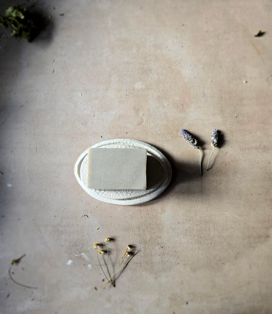 Handcrafted Calming Soap Bar | Natural Lavender & Chamomile | Nourishing, Palm Oil Free | 170–200g