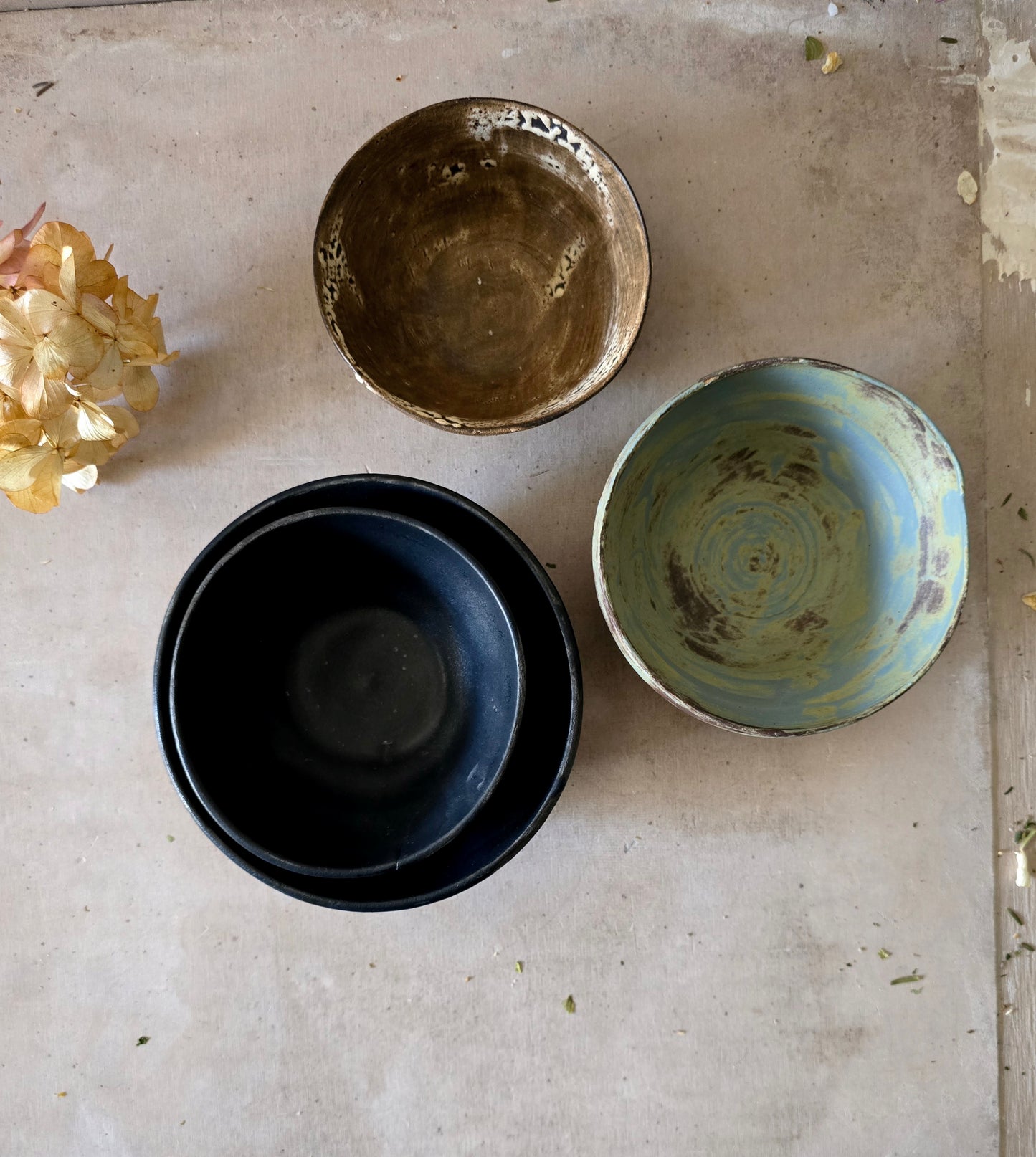 Rustic Handmade Dessert Bowls + Seconds