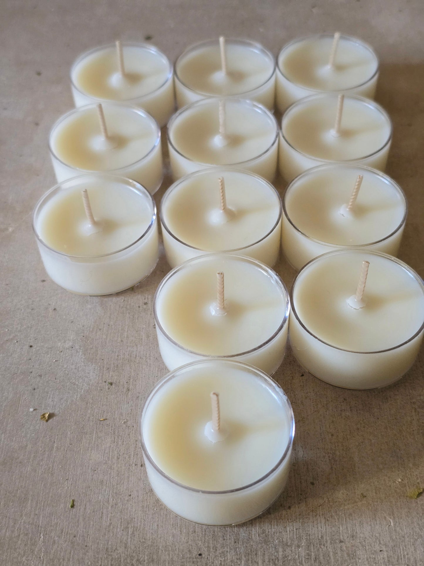 Coconut Wax Tealights-Clean Burning Tealights