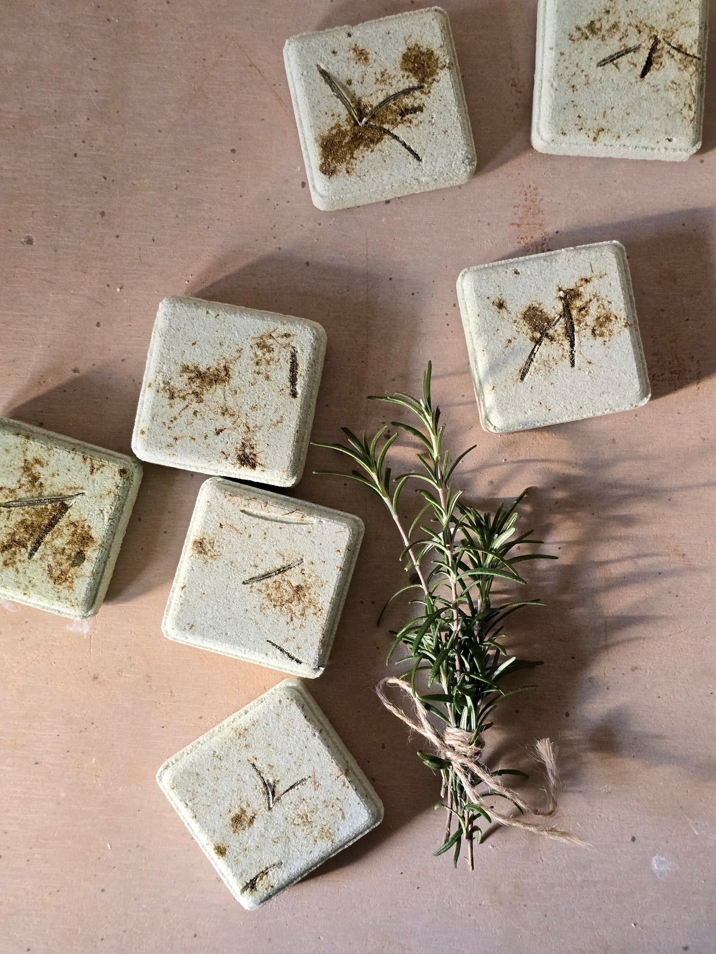 Awaken Shower Steamers – Rosemary, Peppermint Gum & Cedarwood | Pure Essential Oils | Fresh Herbal Bush Scent | Discounted Small Batch