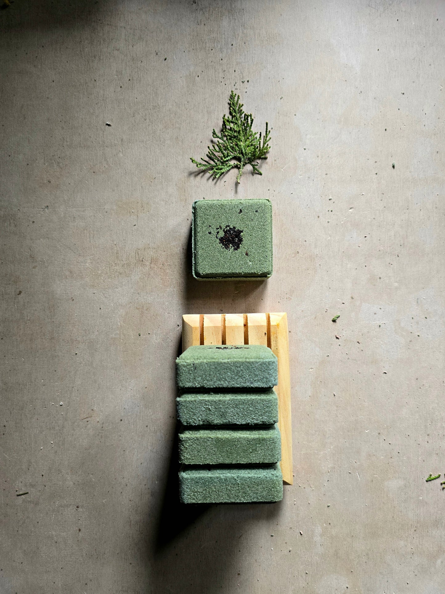 Serenity Shower Steamer – Grounding Citrus & Warm Woods Essential Oils