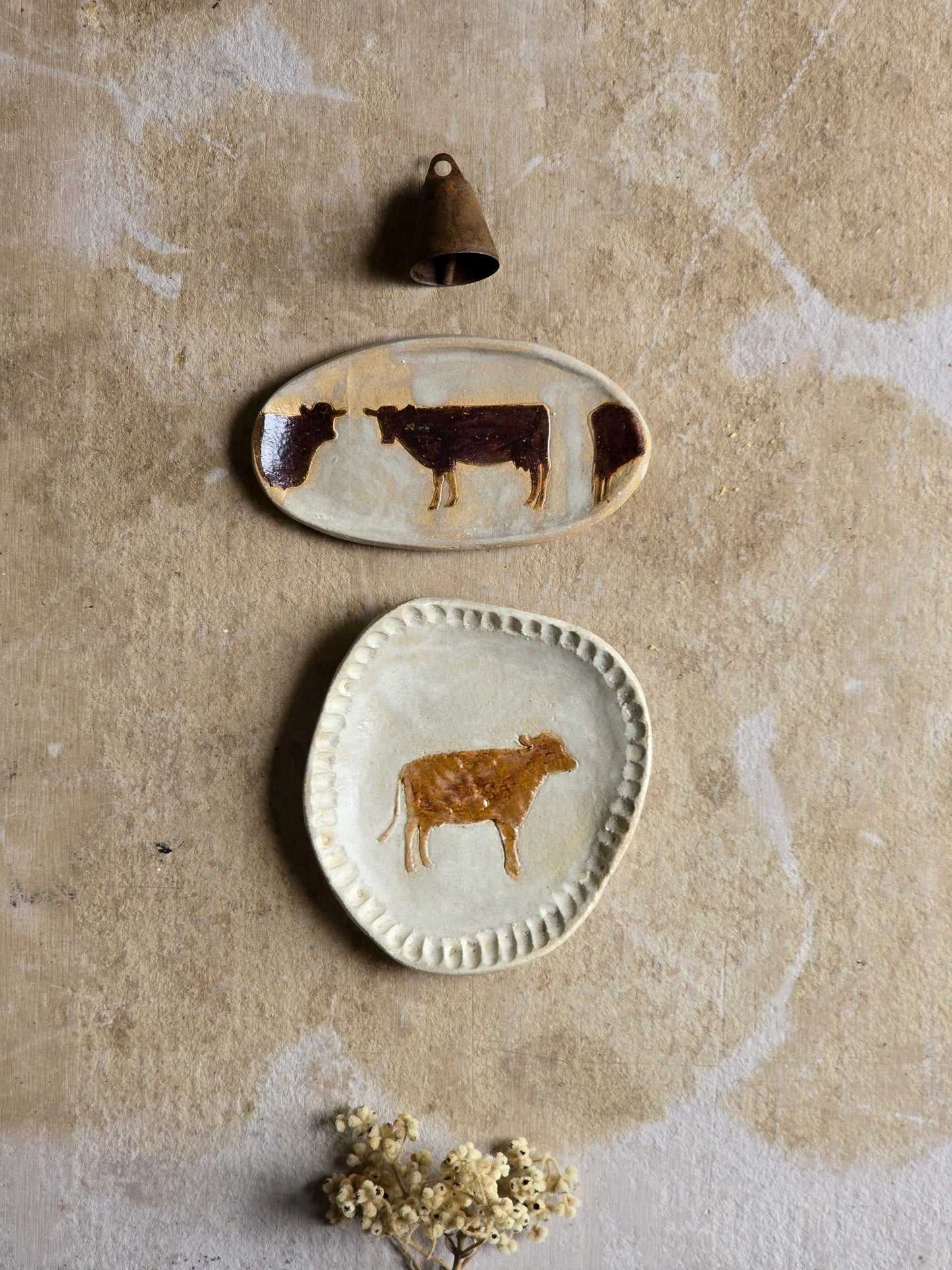 “The Pasture Collection – Handcrafted Cow-Inspired Pottery”