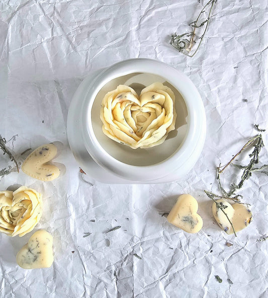 White or Black Ceramic Oil Burner