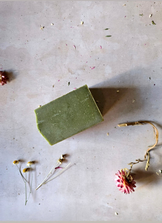 Grounding Vibrance – Handcrafted Natural Soap Bar | Cedarwood, Pine & Fir Needle | Palm Oil Free