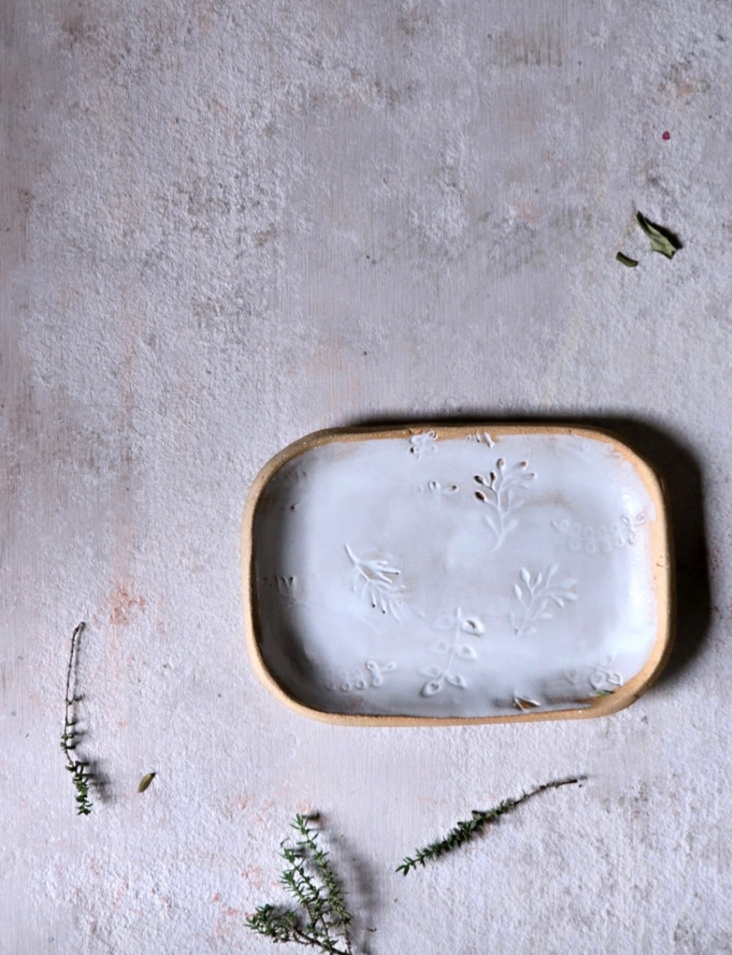 Handmade Ceramic Trinket Tray | Soap Dish, Nibble Plate, Tealight Holder, Sage Stick Tray | Rustic Bits & Bobs Dish – Multiple Styles