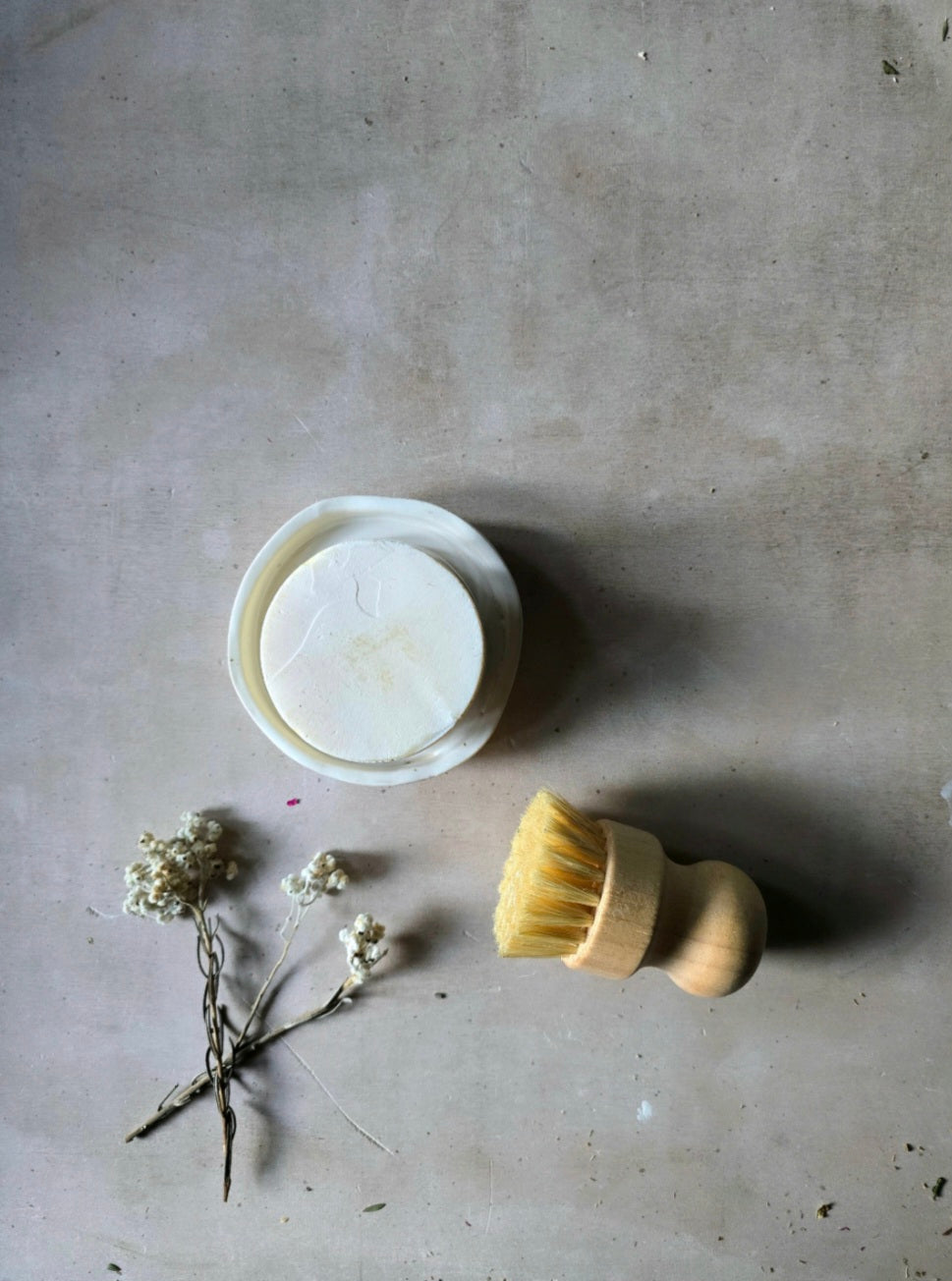 Milky White Stoneware Soap Dish with Drainage Tray – Handmade, Organic Shape, Seconds Quality