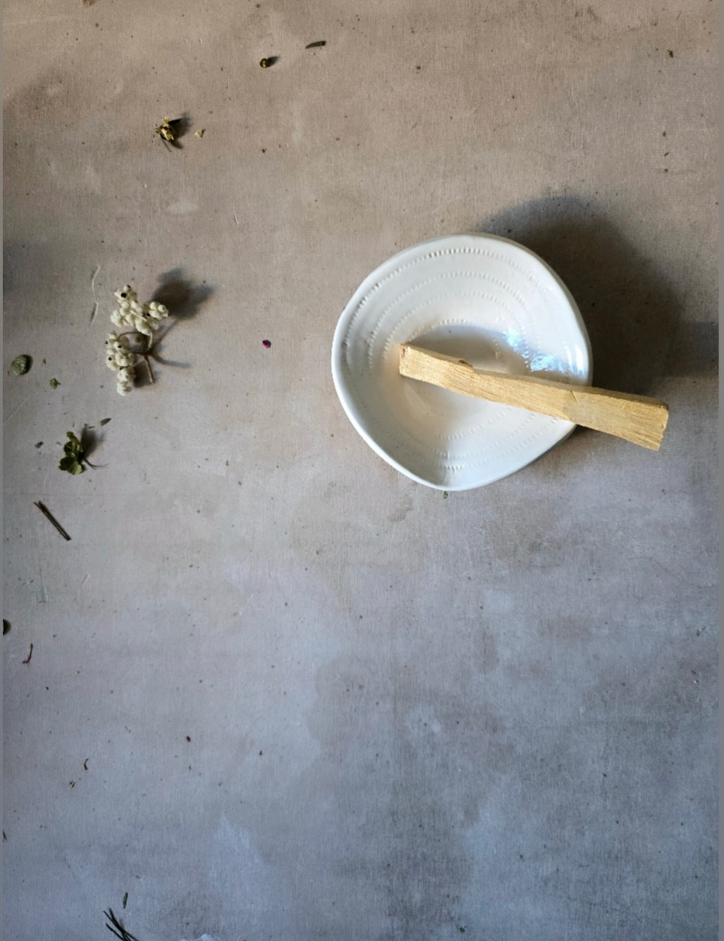 Handmade Stoneware Trinket Dish – Smudge Stick, Tealight, Jewellery & Condiment Holder