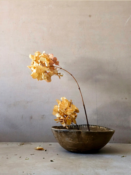 Ikebana Pin Frog – Kenyan Metal & Brass Flower Holder