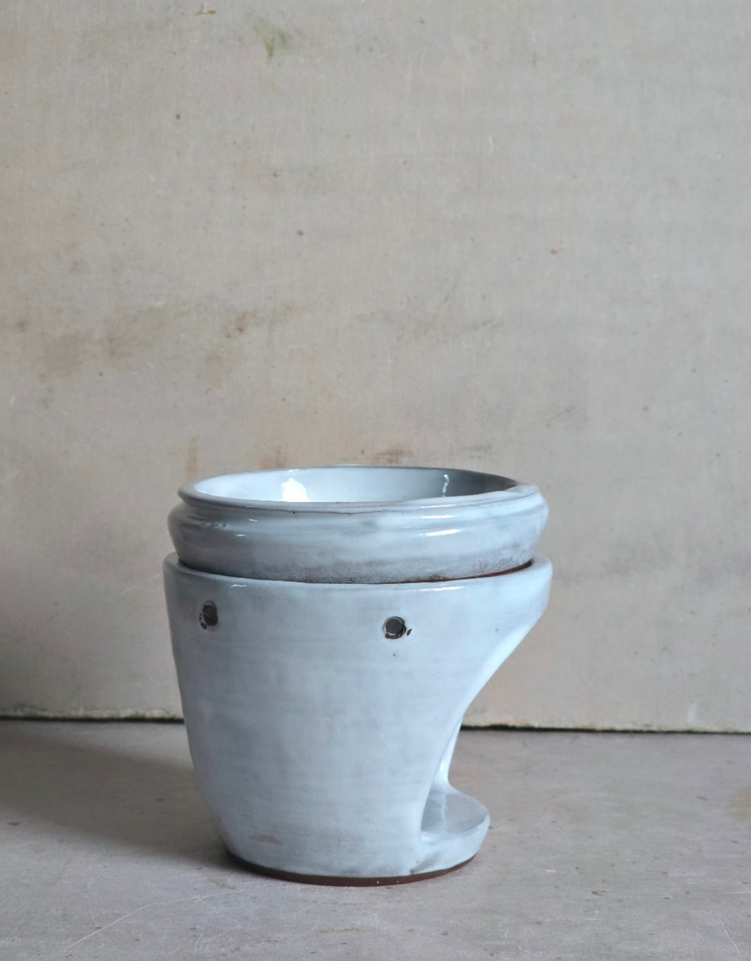 Handmade Ceramic Oil Burner – Essential Oil & Wax Melt Burner | Matte White, Glossy White, or Mahogany Clay Finish