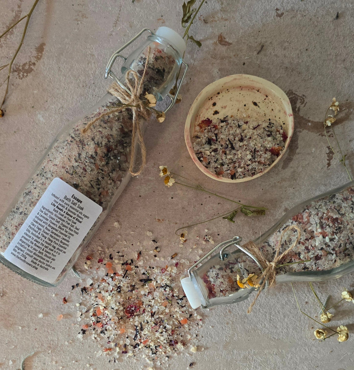 Buy More & Save         "Relaxing Botanical Bath Salt, Soak – Great Gift for Guests, BnB Amenities, Spa Gift Set, "