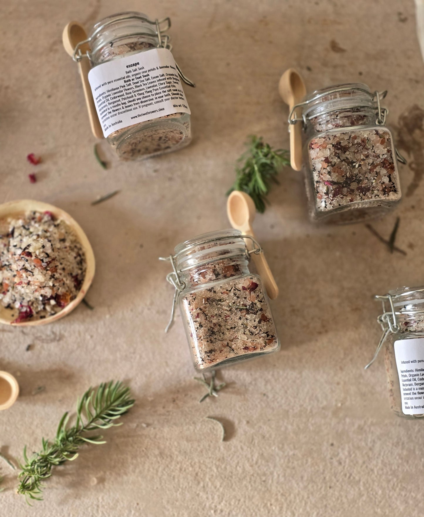 Buy More & Save         "Relaxing Botanical Bath Salt, Soak – Great Gift for Guests, BnB Amenities, Spa Gift Set, "