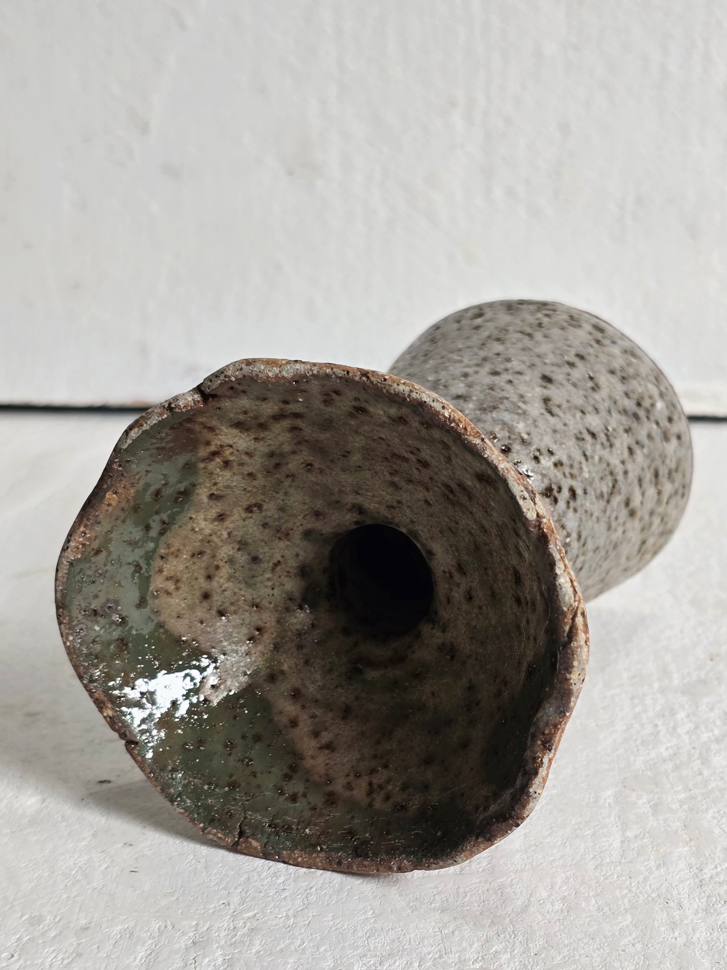 bird bath speckled vases