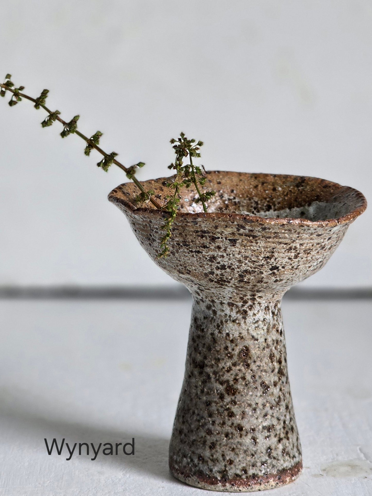 bird bath speckled vases