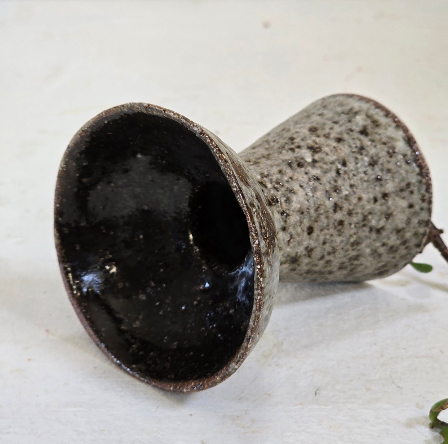 bird bath speckled vases