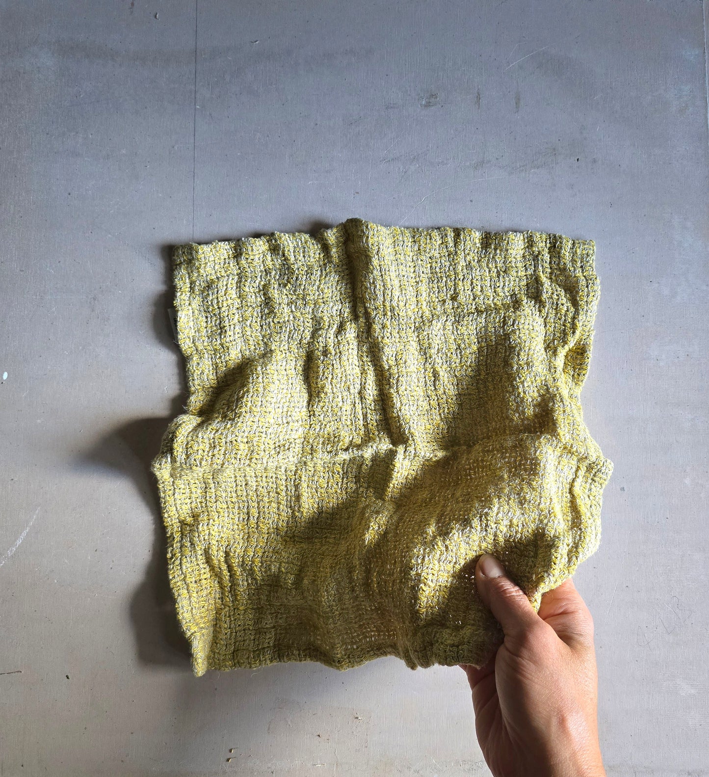 Mustard pure Linen Quality wash cloth