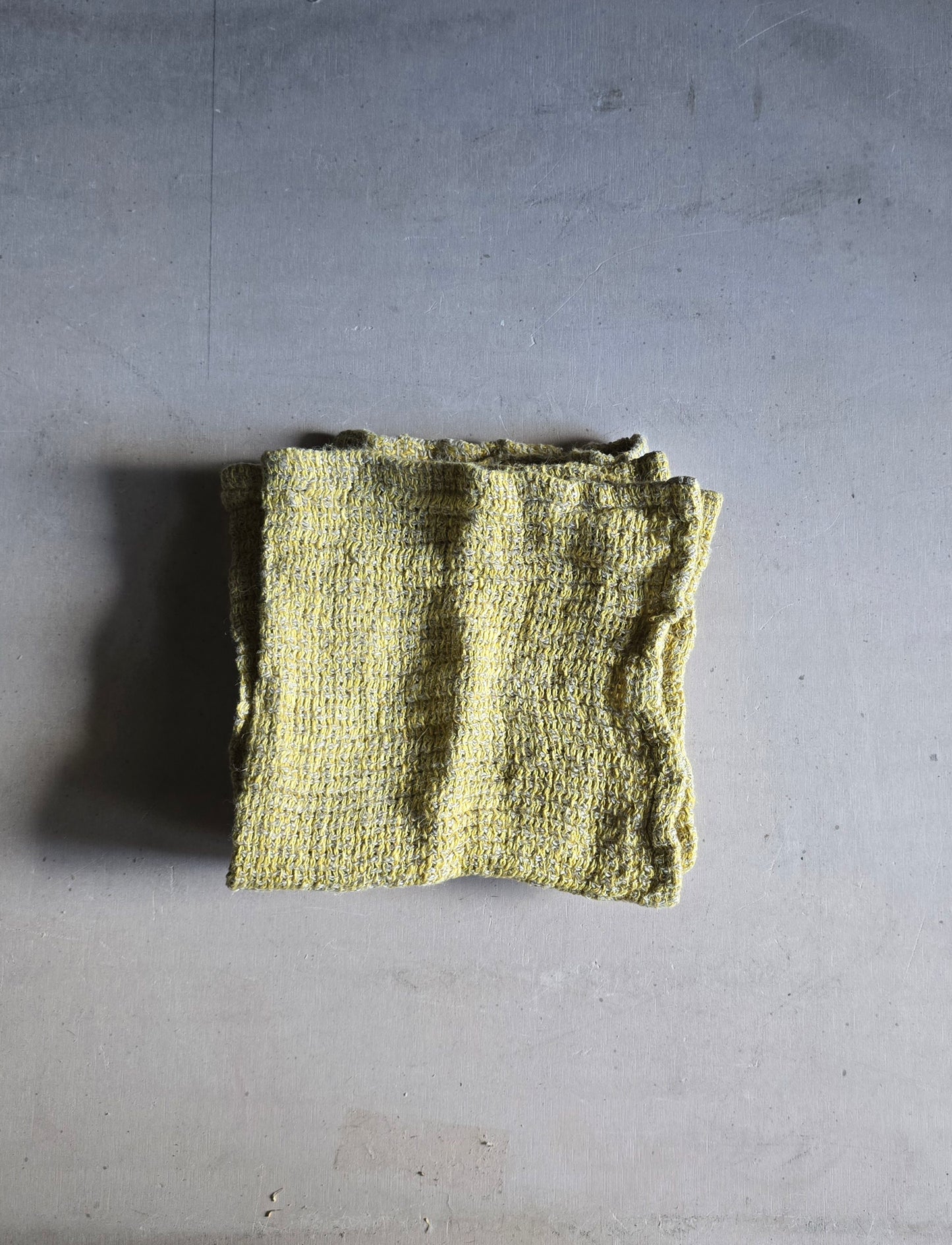 Mustard pure Linen Quality wash cloth