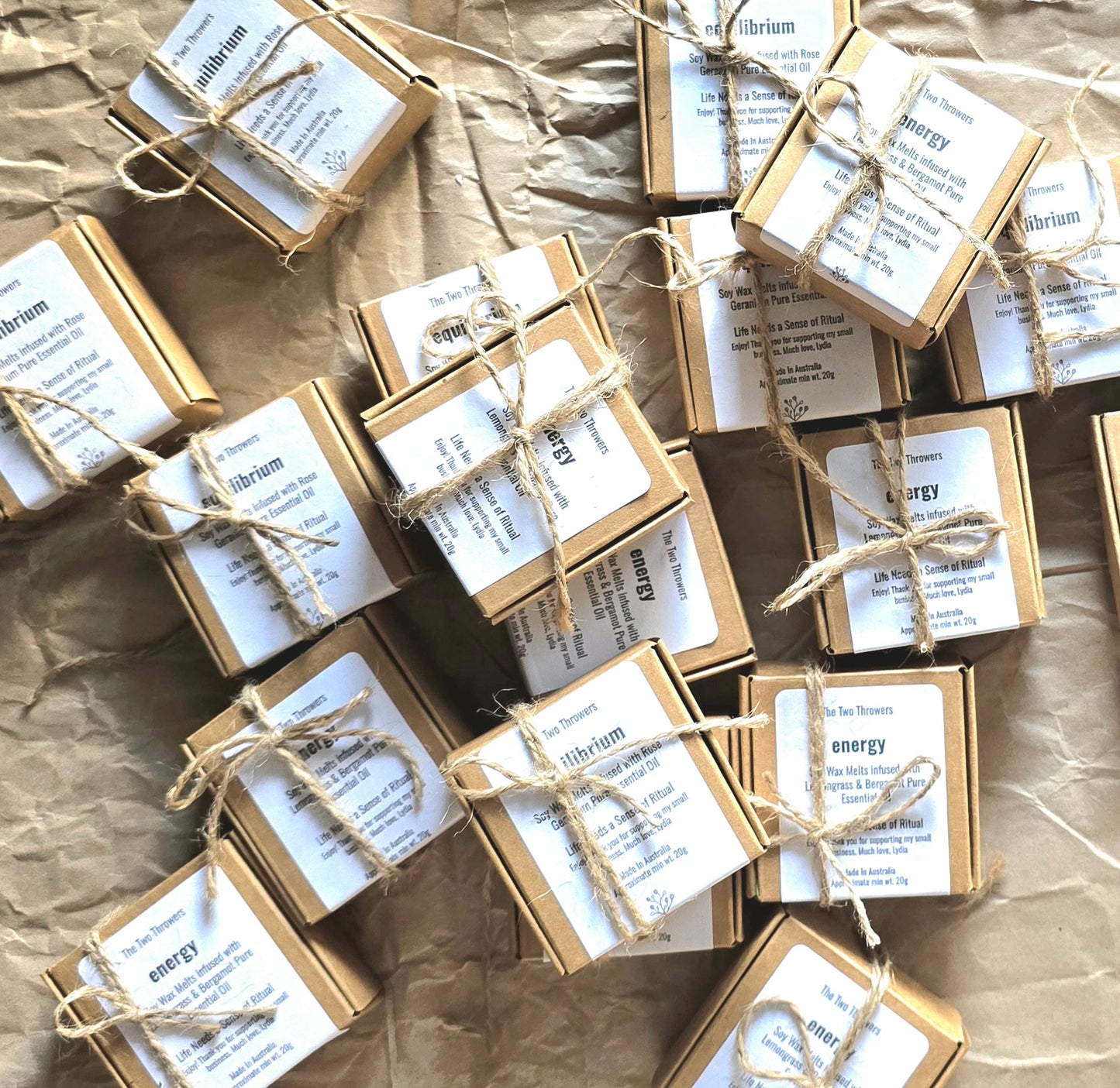 Soy Wax Melts-Equilibrium with Rose Geranium Pure Essential Oil