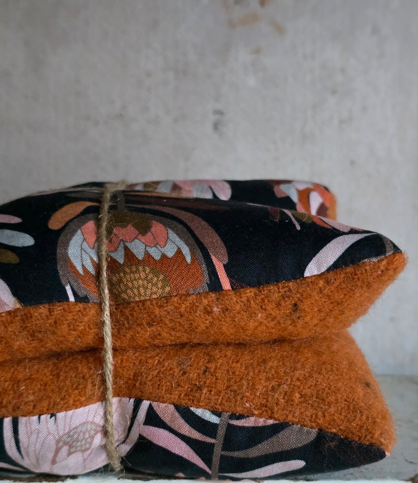 Tasmanian Handmade Heat - Cold Packs filled with Lupin Seeds & Tasmanian Lavendar Buds