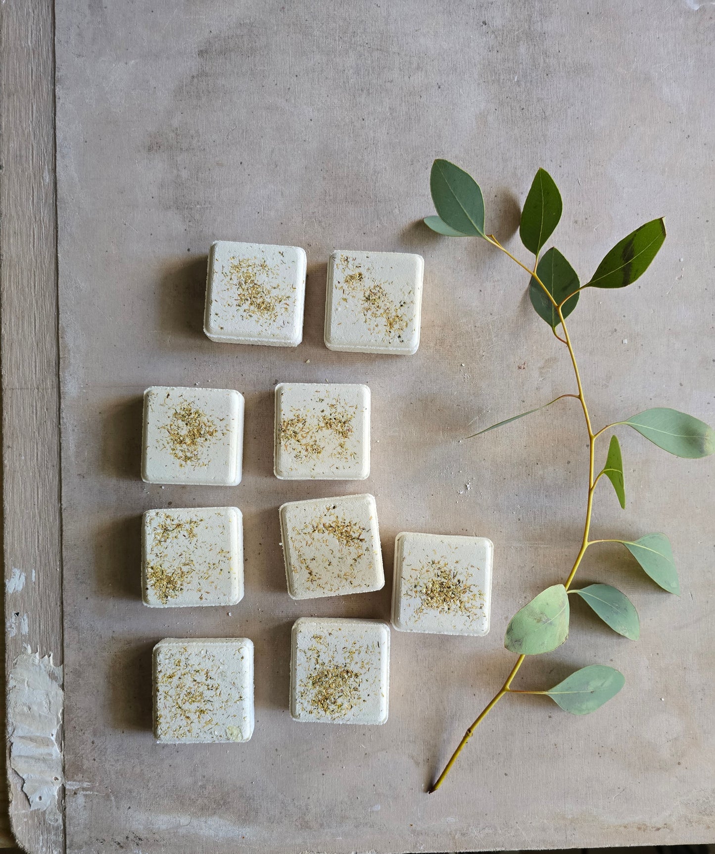 Artisan Aromatherapy Shower Steamers — Serenity & Renewal Twin Pack (Handmade Essential Oil Blend)