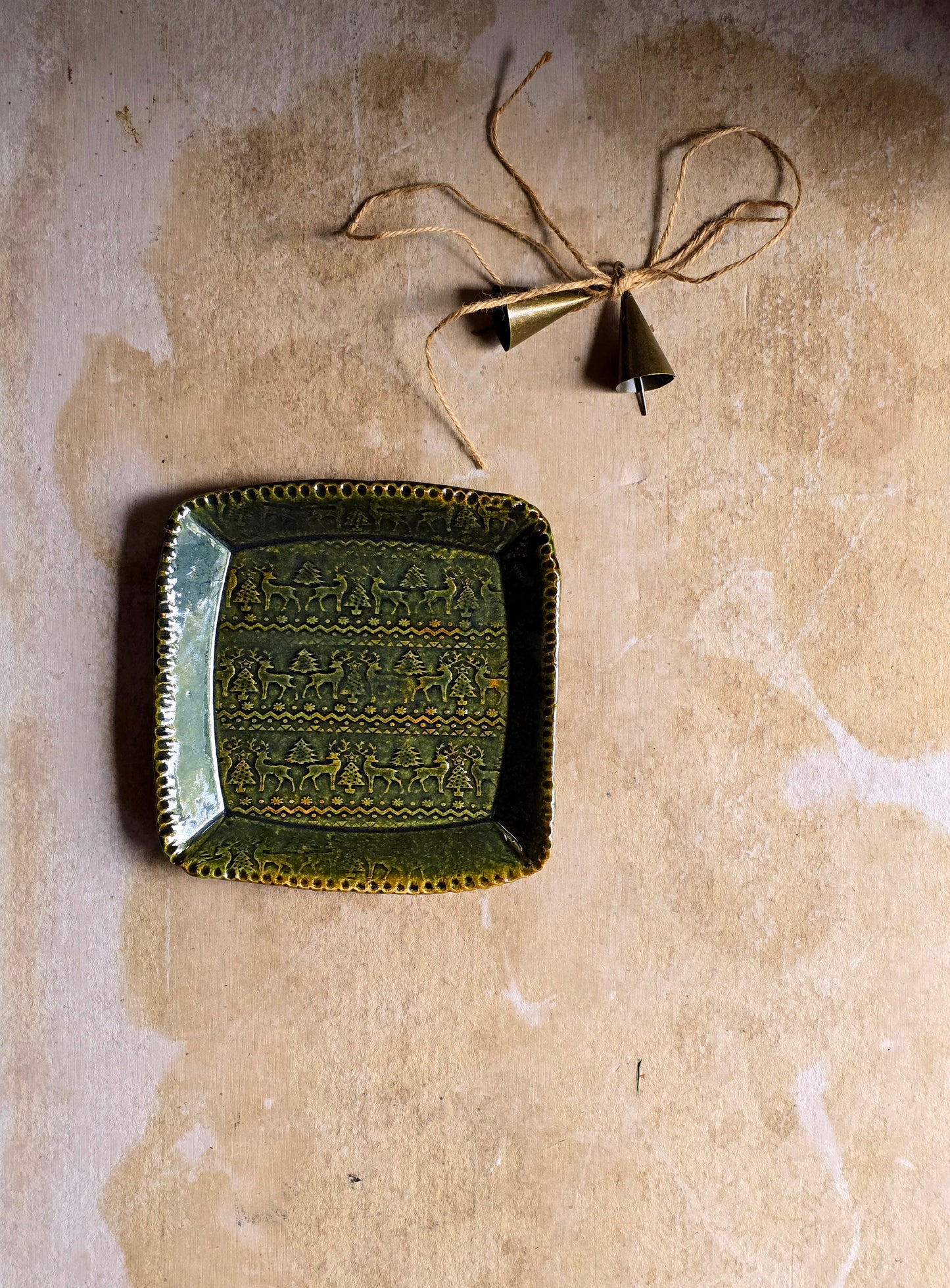 The Olive Green Christmas Tableware Collection