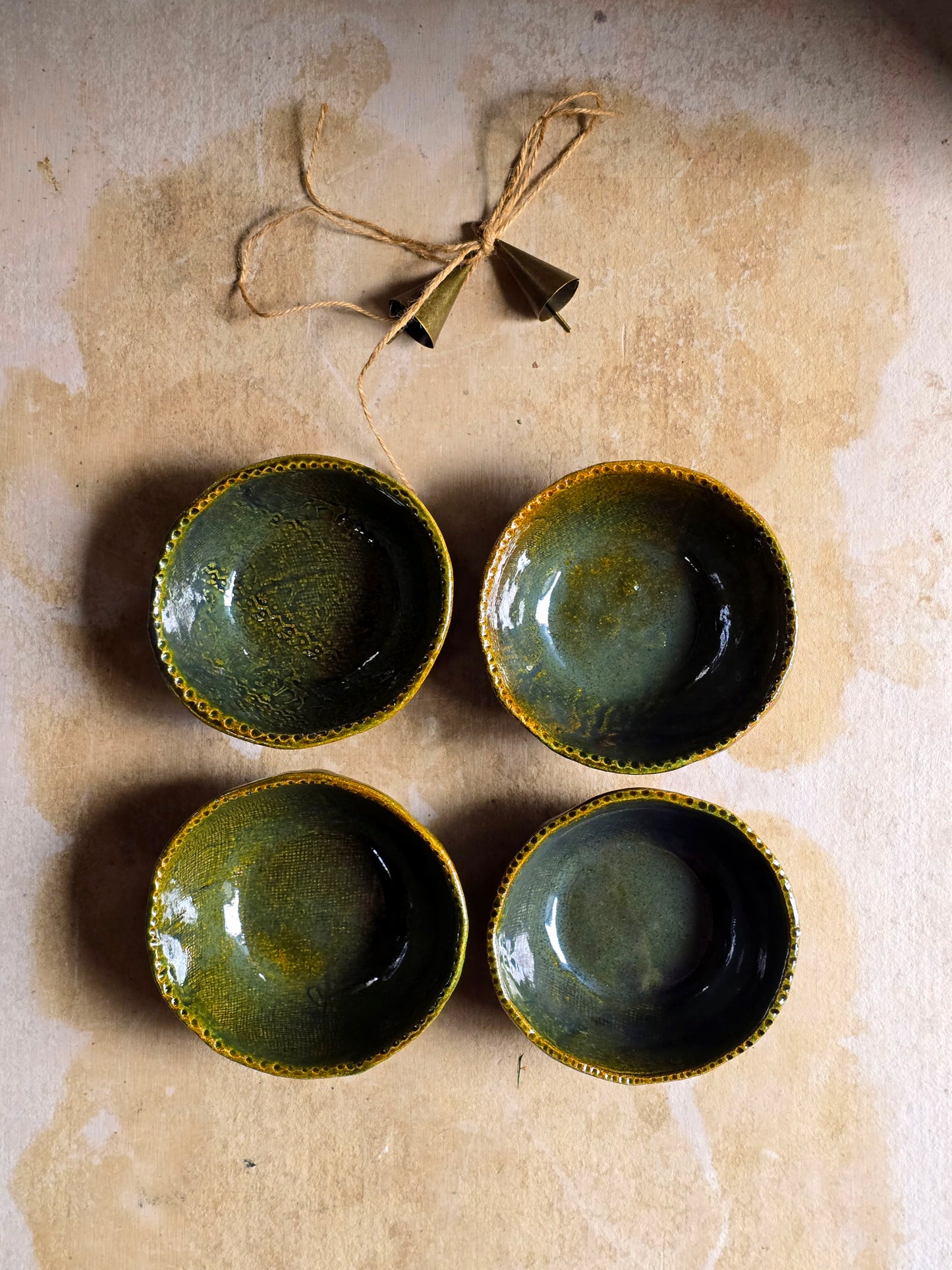 The Olive Green Christmas Tableware Collection