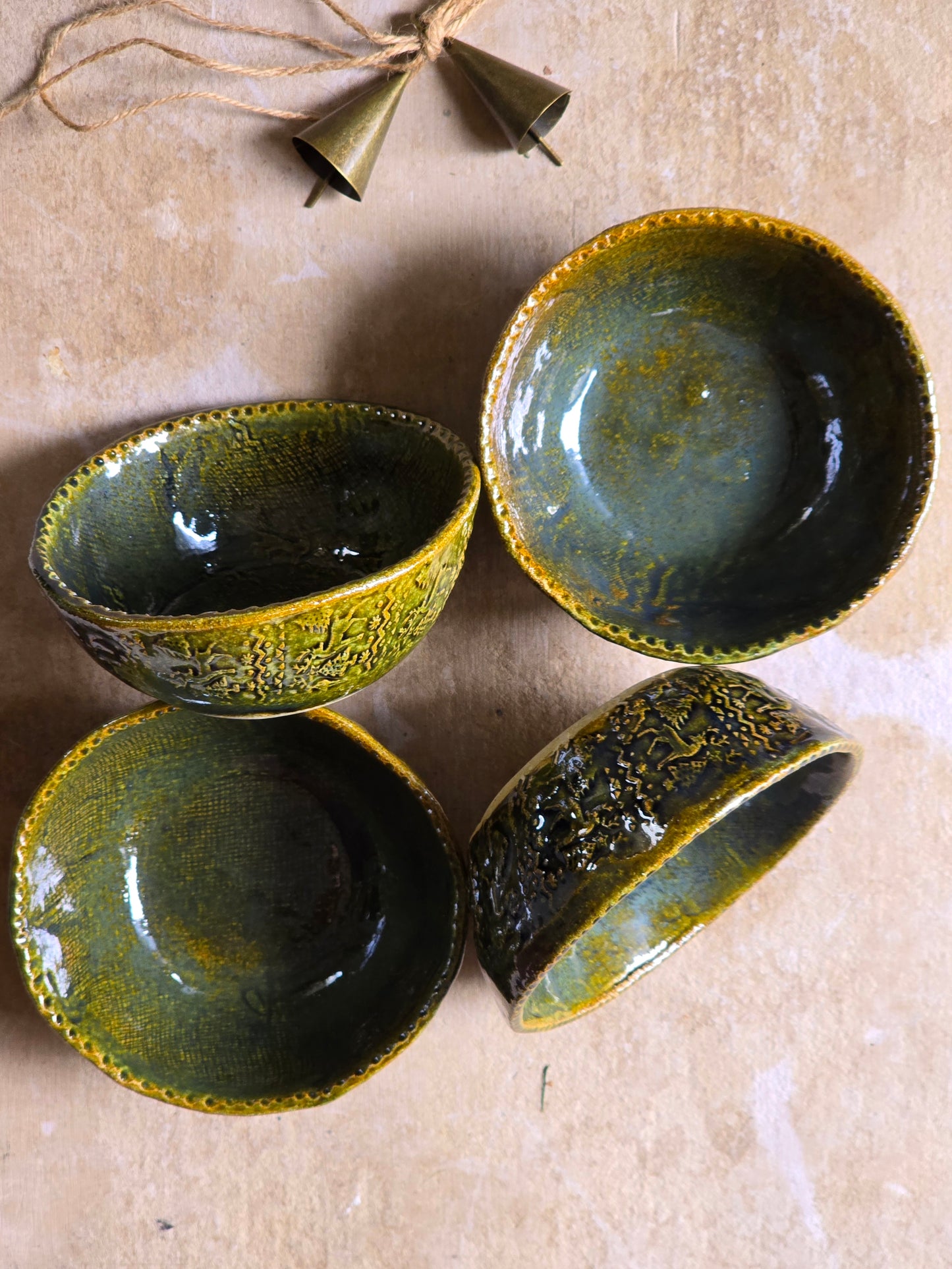 The Olive Green Christmas Tableware Collection