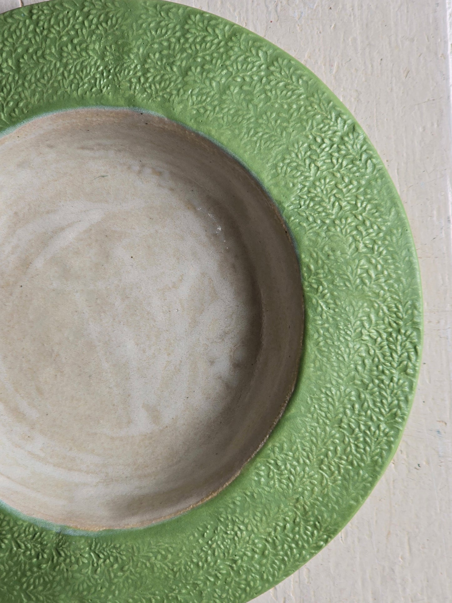 Unique Handcrafted Wide Rim Dinner Plates – Four Unique Designs (Each Sold Individually, Perfect for Pasta, Soup & Everyday Dining)