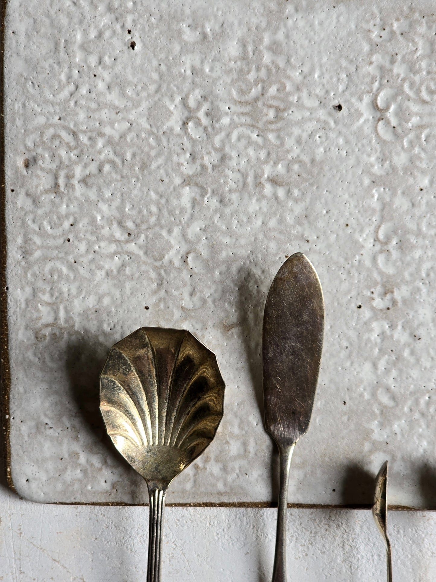 Ornate Ceramic Cheese Boards | Handcrafted Matte White with Natural Clay Accents
