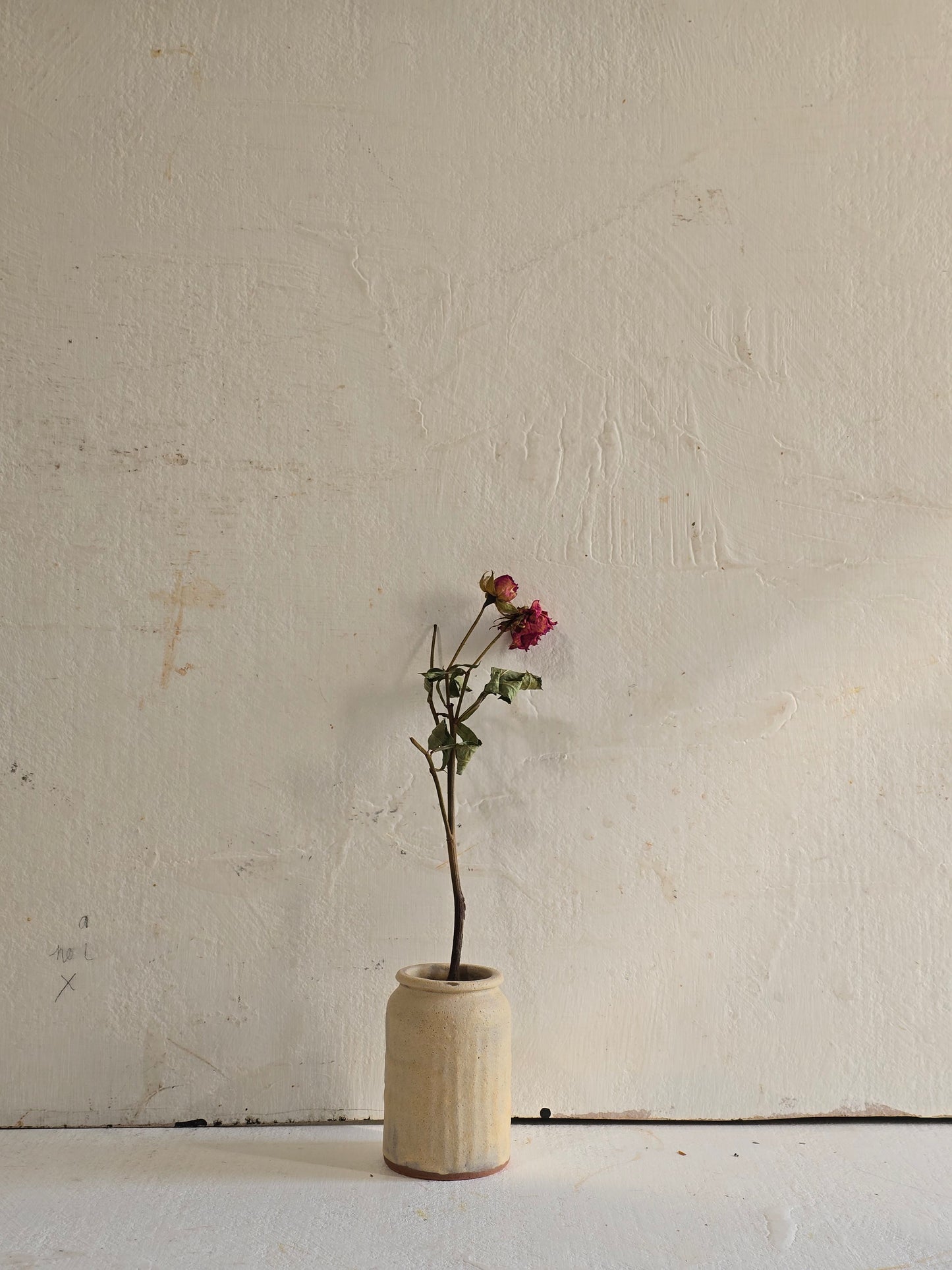 Two Handbuilt Artisan Vases – “The Rolled Collar” & “The Drummer Boy”