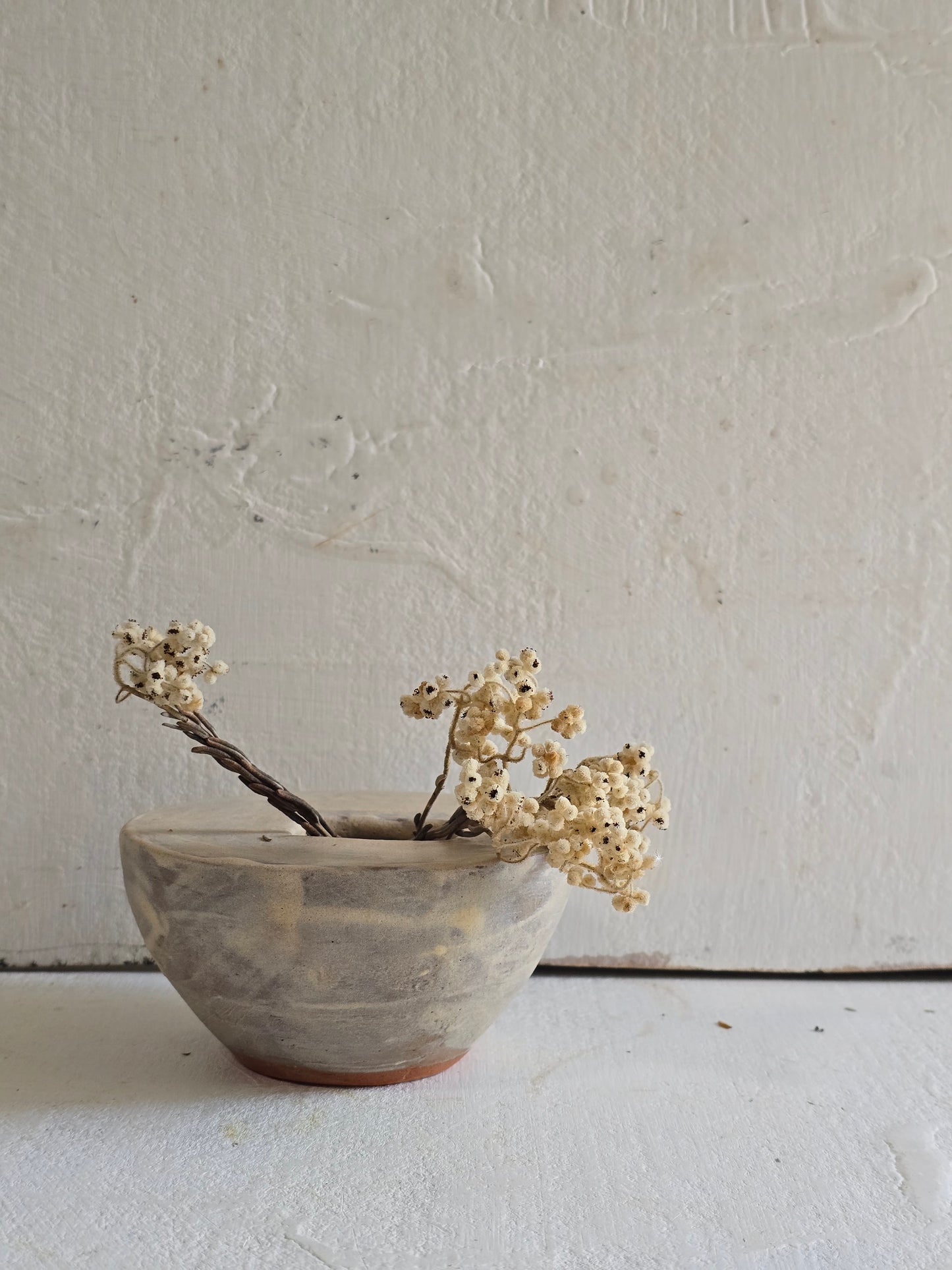 Two Handbuilt Artisan Vases – “The Rolled Collar” & “The Drummer Boy”