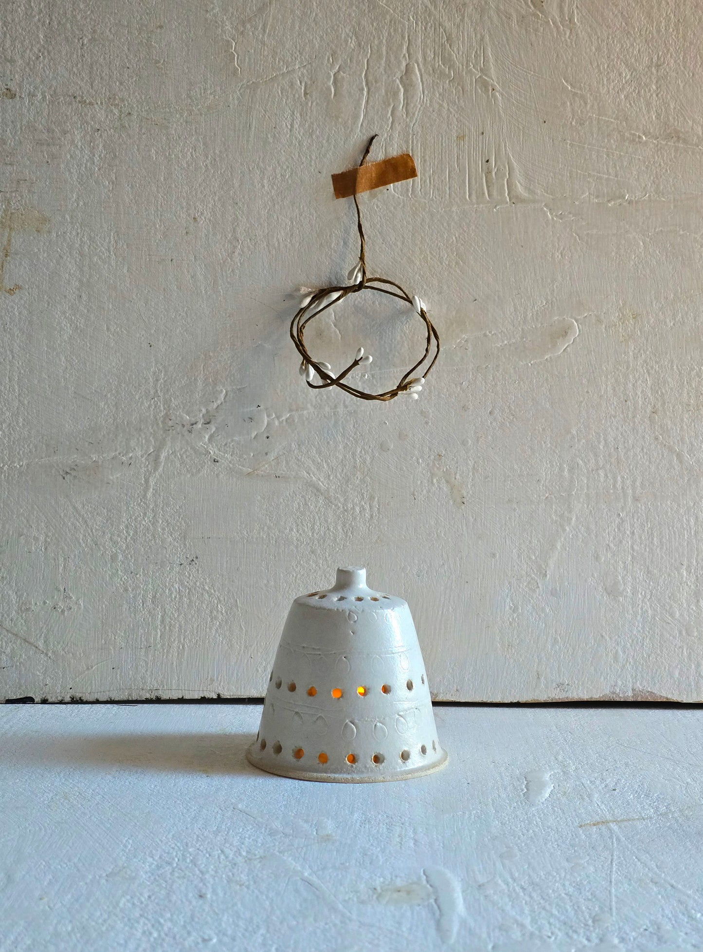 The Christmas Bell Collection — Handcrafted Ceramic Tealight Holders