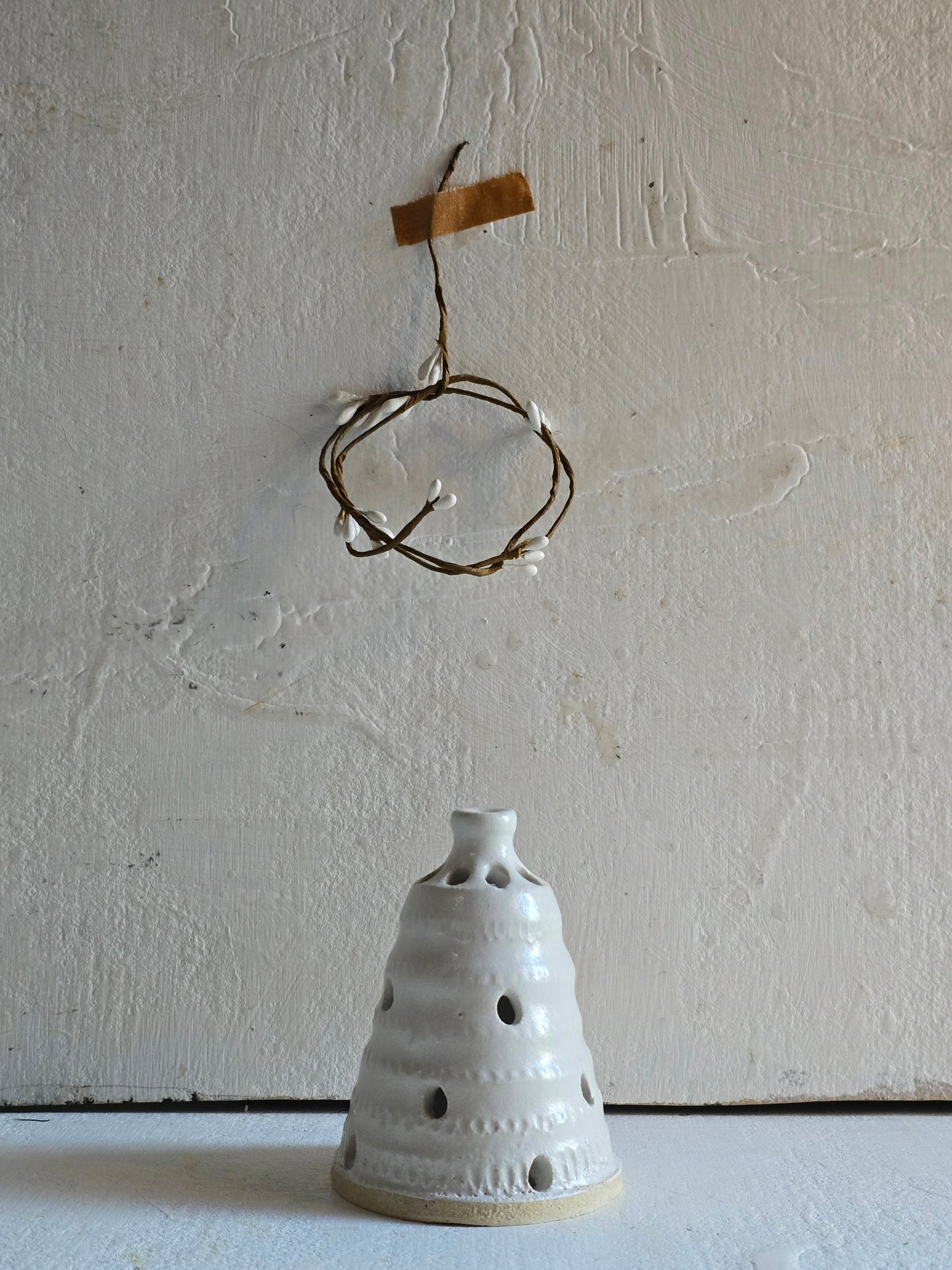 The Christmas Bell Collection — Handcrafted Ceramic Tealight Holders