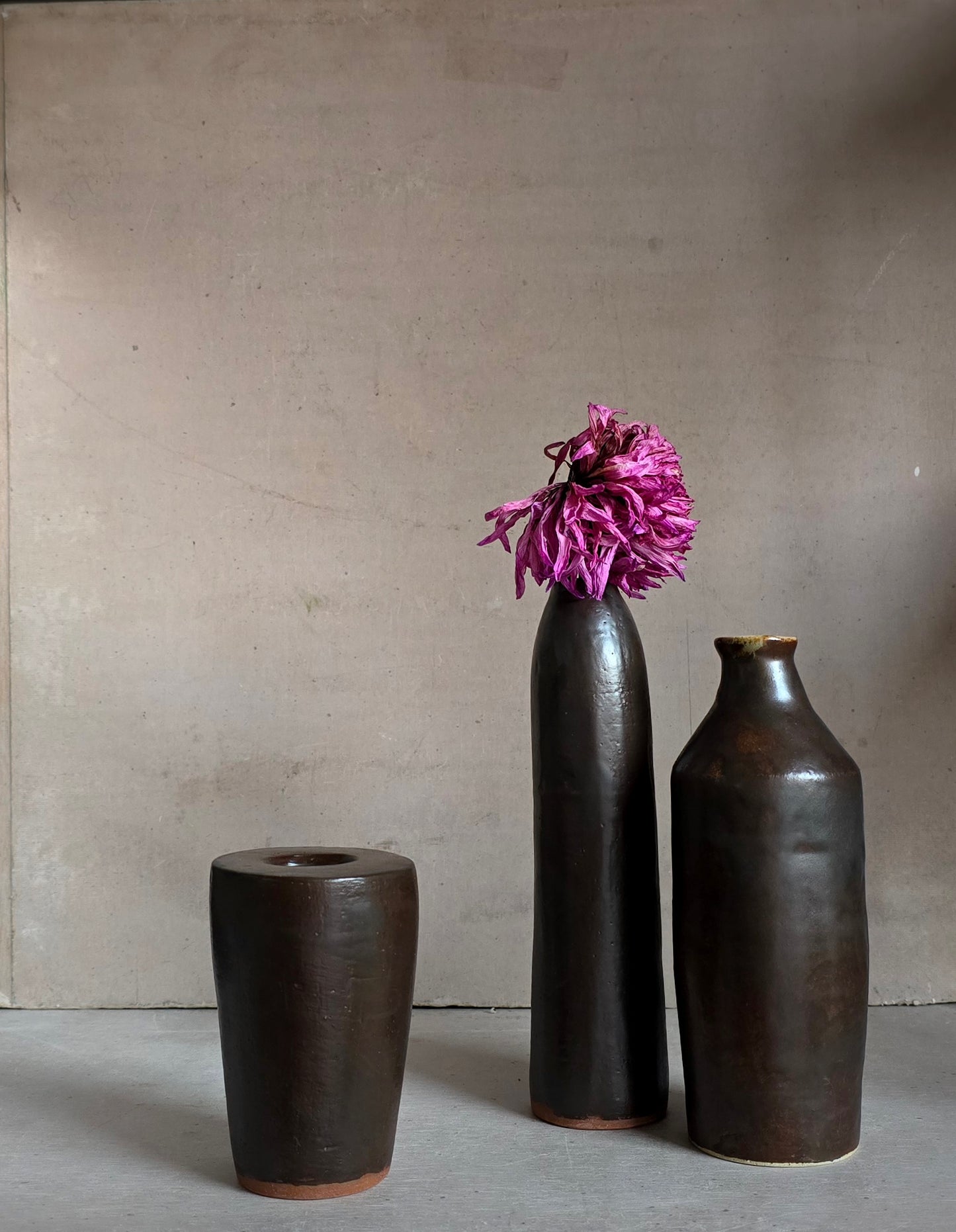 Earthy Brown Vessel Collection