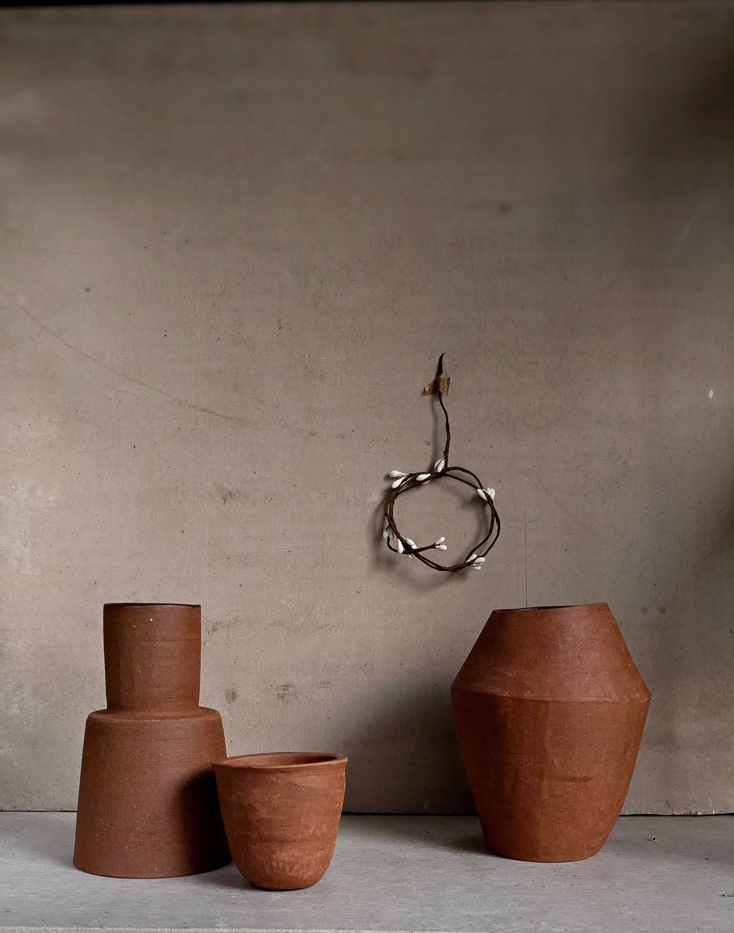 Raw Terracotta Vessel Collection