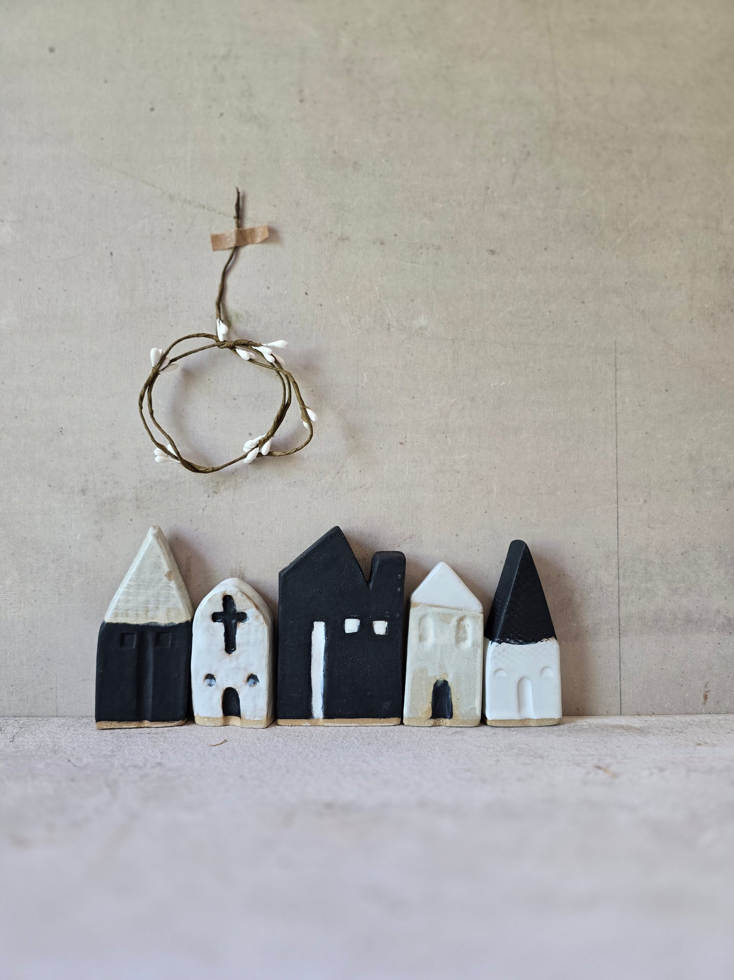 Contemporary Handcrafted Little Houses Collection — (Gift-Boxed & Unique)