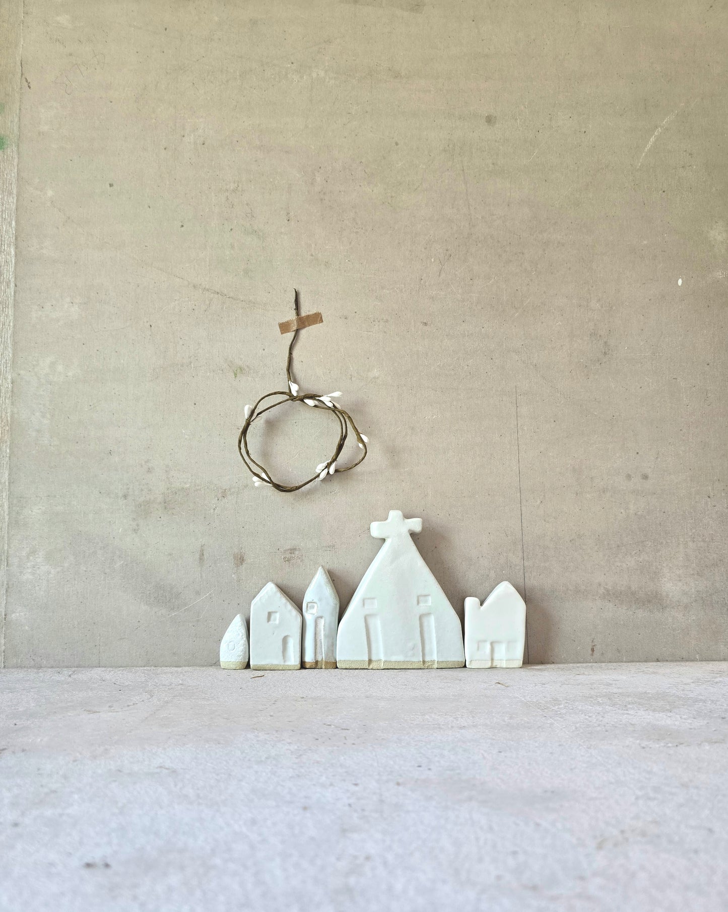 — Handcrafted Little Houses — the White Collection Gift-Boxed & Truly Unique-
