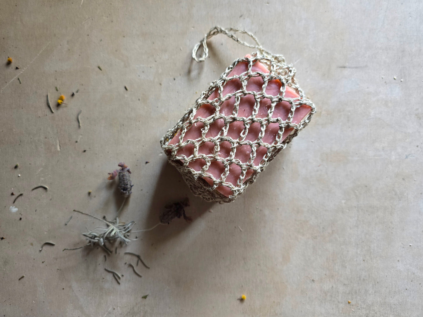 Crocheted Hemp Soap Saver