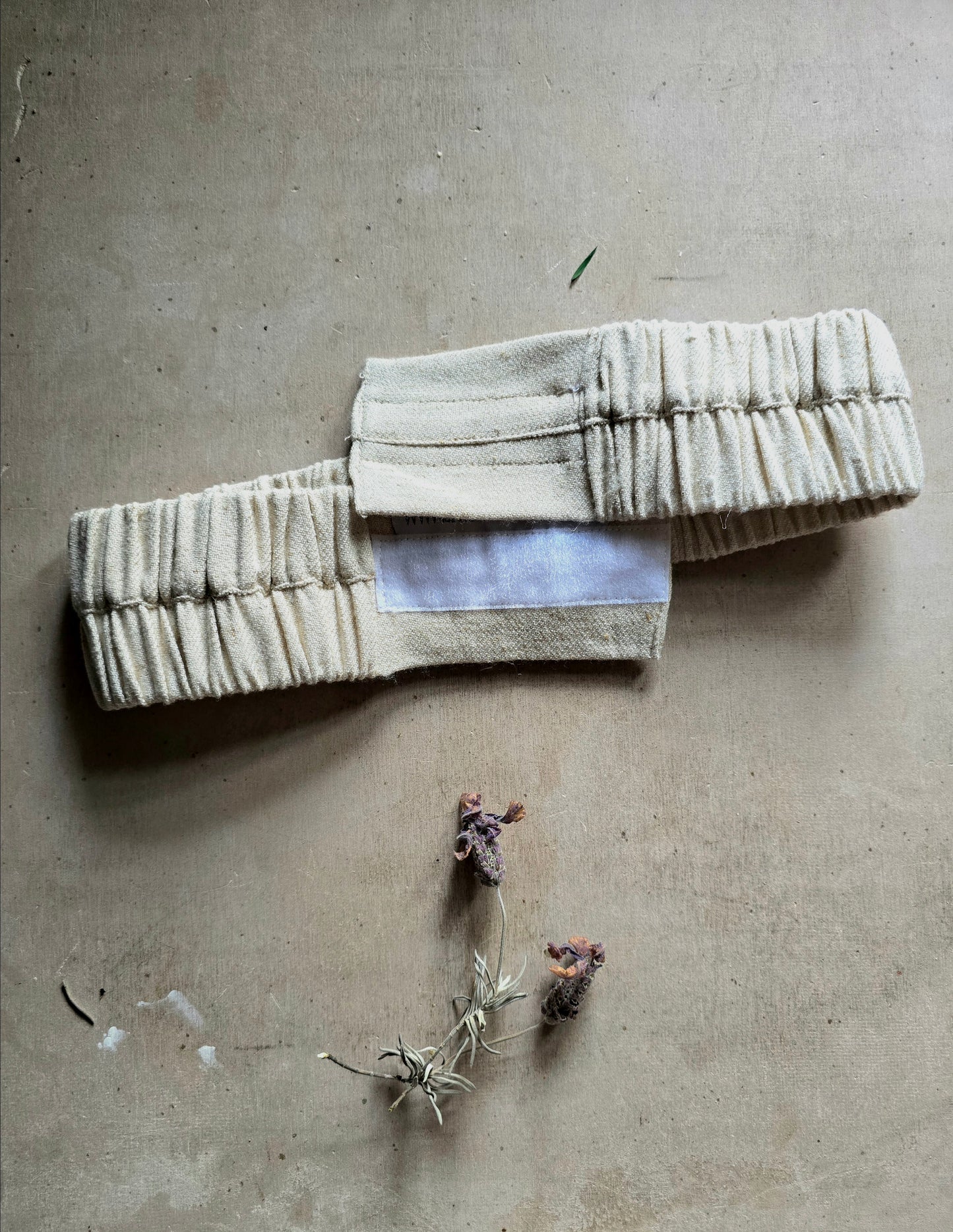 Warm Oatmeal Cotton Spa Headband