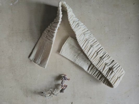 Warm Oatmeal Cotton Spa Headband